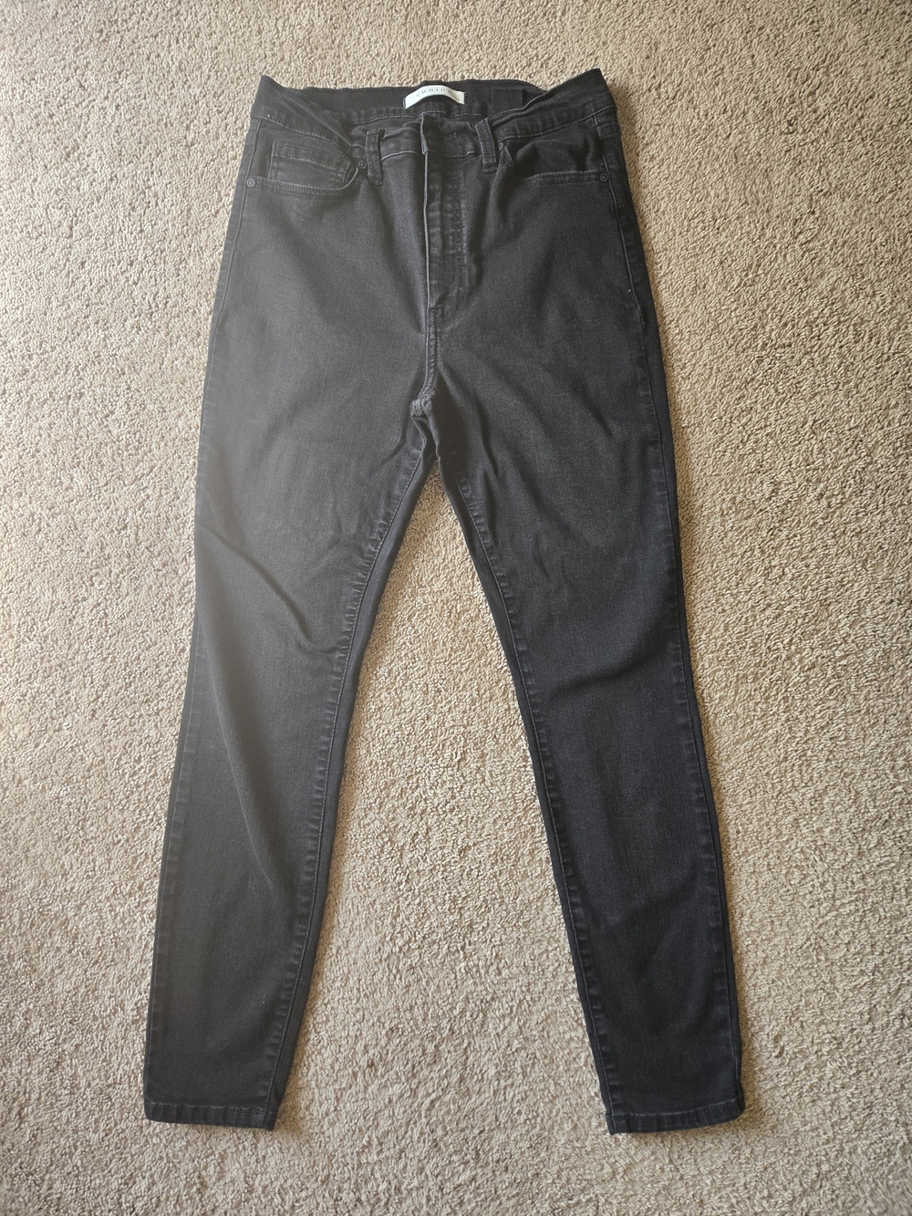 Eunina Bella Black Super High Rise Skinny Jeans 13